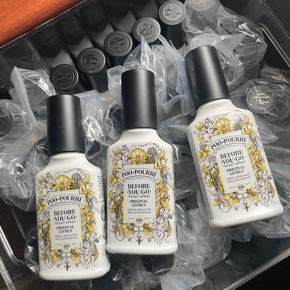 3 pack of Poo-Pourri spray